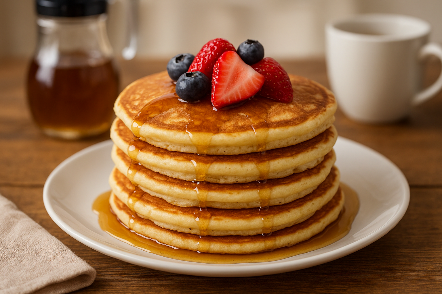 Picture of Easy Fluffy Kodiak Pancake Recipe without Milk - Make Me Eat ...