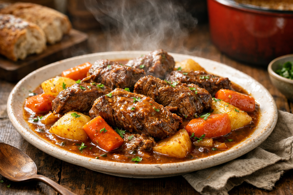 braised mock tenderloin recipe dutch oven