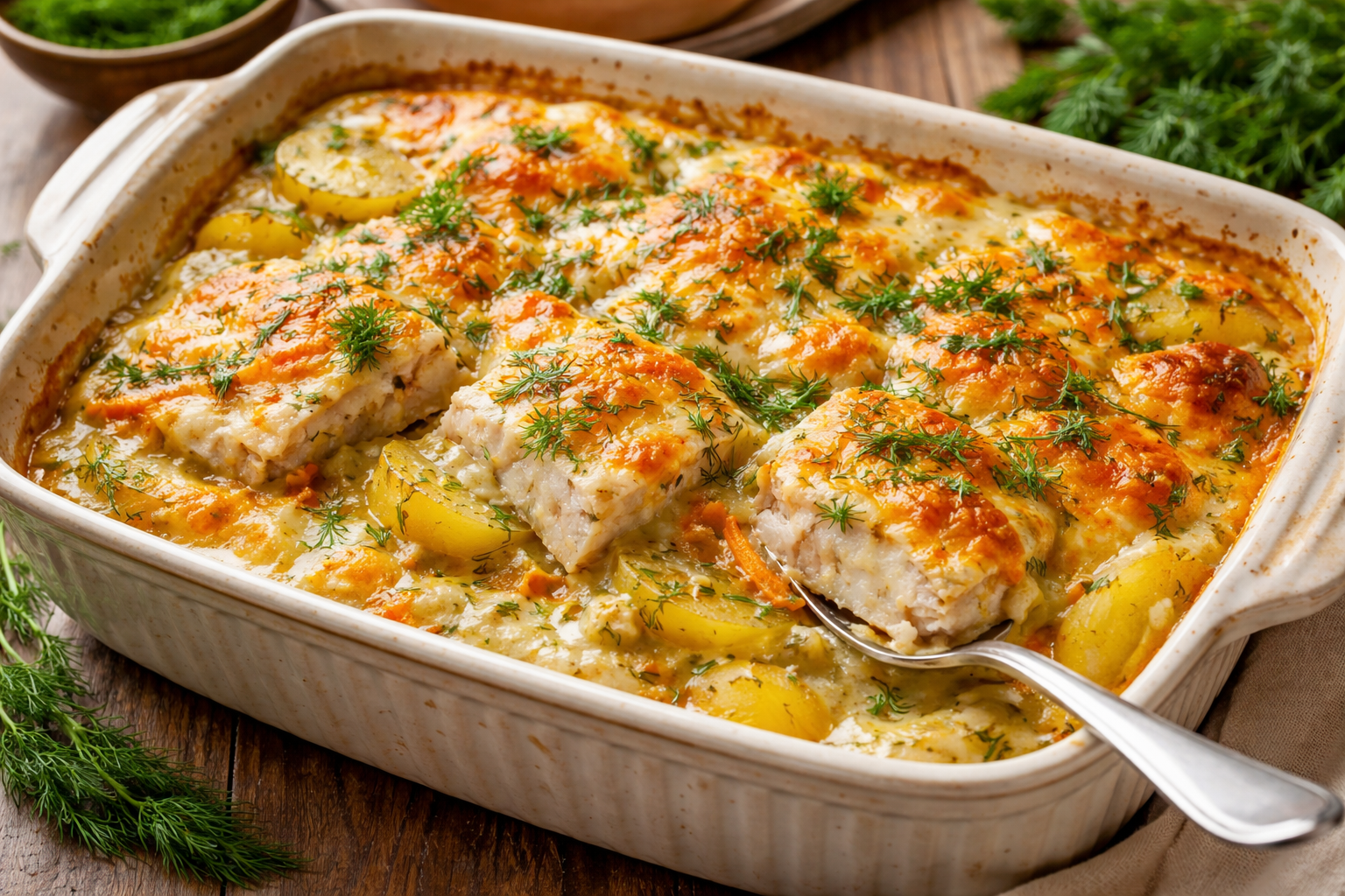 Potluck Roe Fish Russian Bake Fish Recipes for Potluck – 3 Recipes - Make Me Eat ...